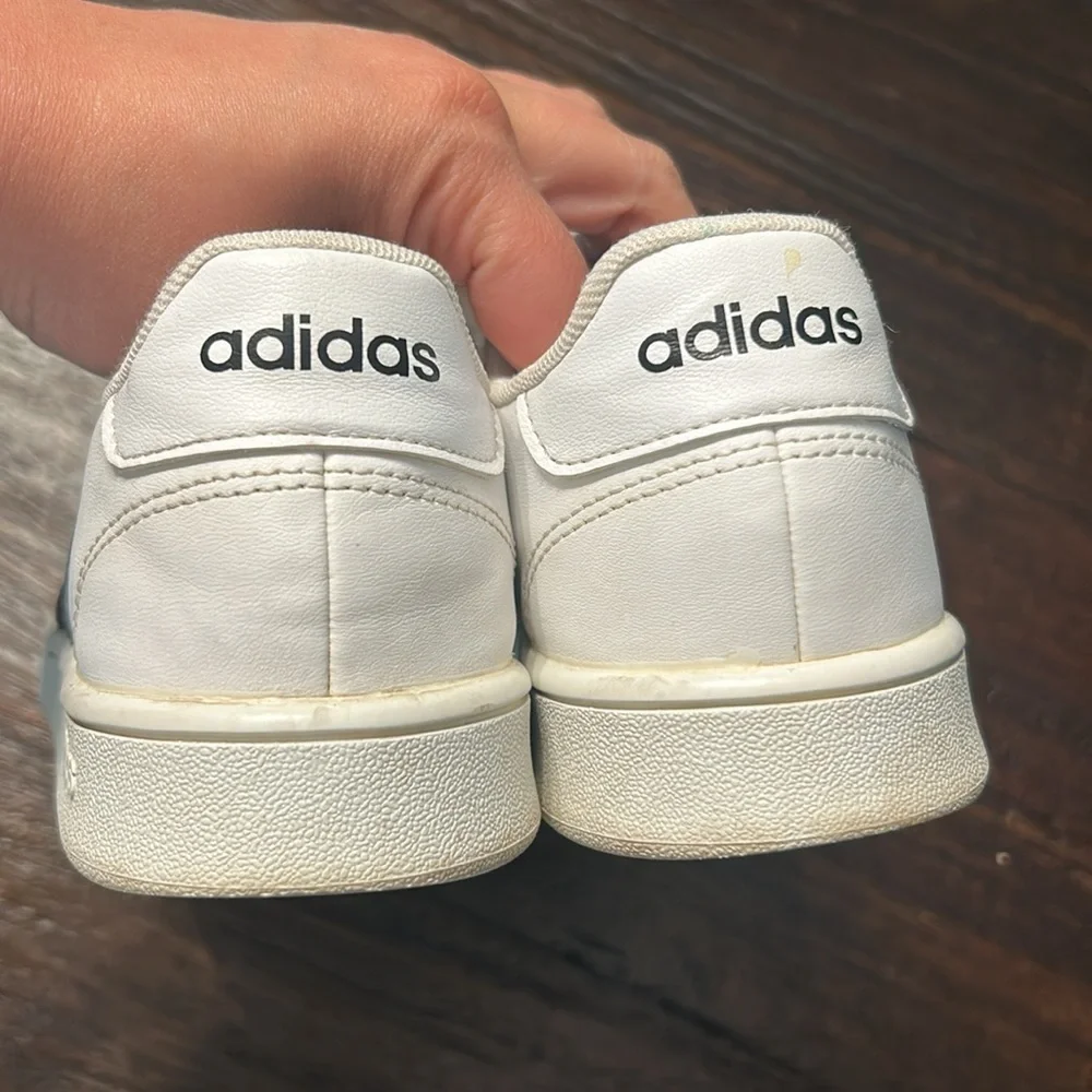 Adidas Grand Court White and Black Classic Sneakers